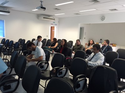 Visita do projeto ao colégio Pio XII