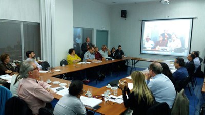 Visita do projeto ao colégio Pio XII