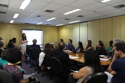 Visita do projeto ao colégio Pio XII